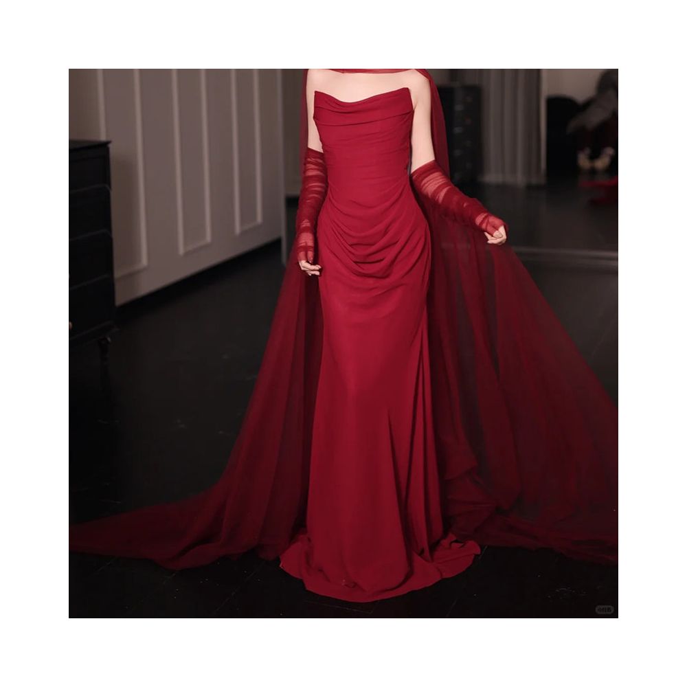 Bridal gloves long sleeves trailing yarn knots wedding dresses morning gowns toasting gowns photography travel photography accessories