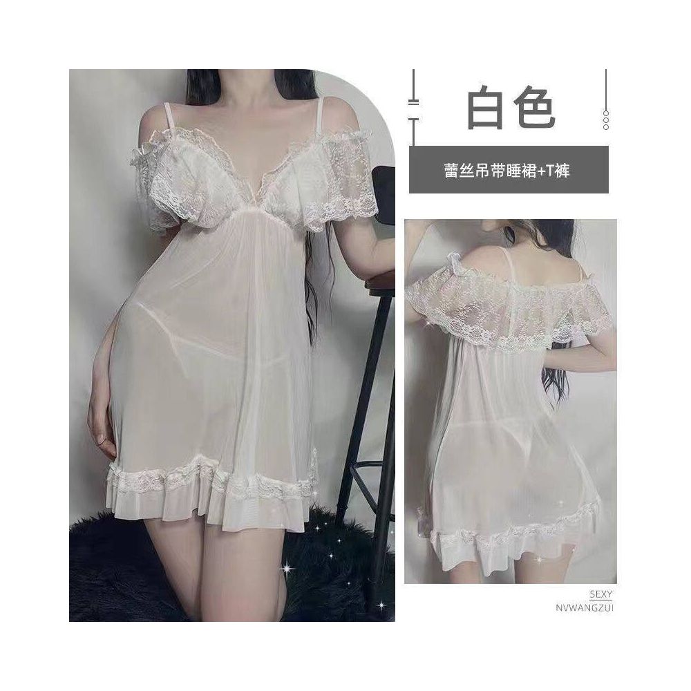 Clearance sale of top brand women s pajamas with labels removed available in department stores and boutiques for spring autumn and summer princess style fairy nightgowns
