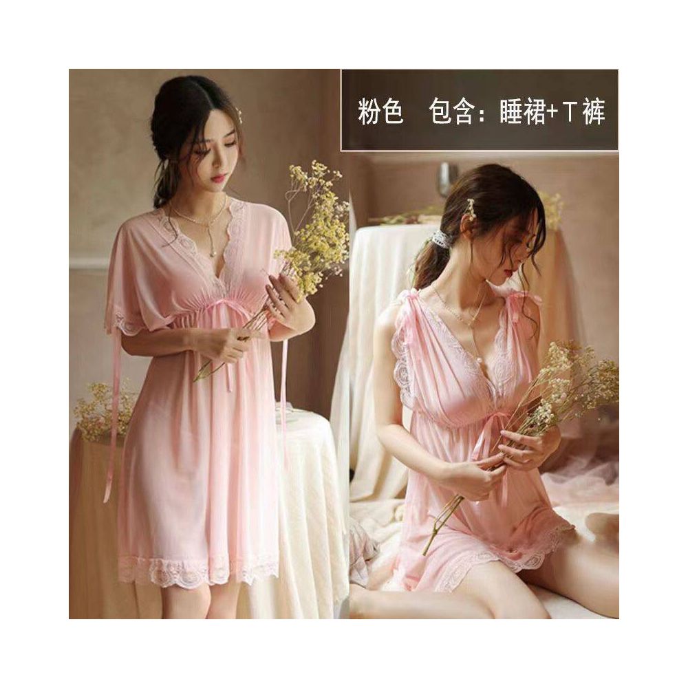Clearance sale of top brand women s pajamas with labels removed available in department stores and boutiques for spring autumn and summer princess style fairy nightgowns