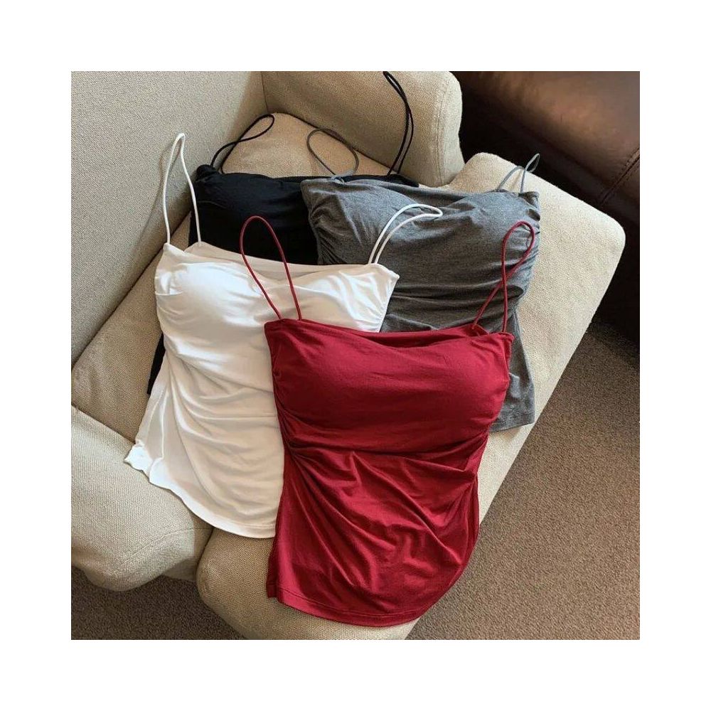 Tank Tops Women With Built In Bra Spaghetti Strap Tanks For image 0