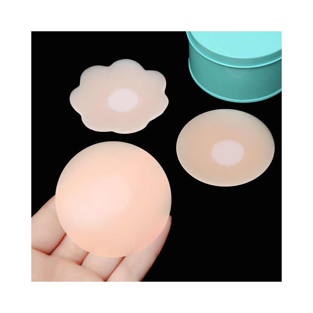 Breast stickers anti protrusion nipple stickers chest stickers women s anti light exposure wedding dress summer thin invisible ultra thin small chest large chest special image 4