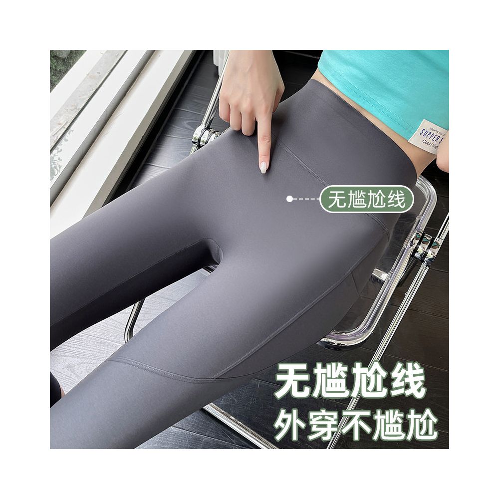 Shark pants 2025 new summer thin women s outerwear pocket mesh abdominal tightening and hip lifting yoga new comparison cycling inner pants image 4