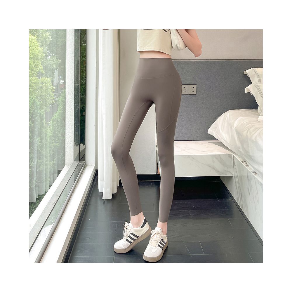 Shark pants 2025 new summer thin women s outerwear pocket mesh abdominal tightening and hip lifting yoga new comparison cycling inner pants