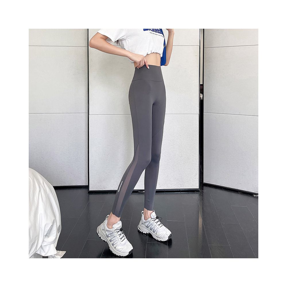 Shark pants 2025 new summer thin women s outerwear pocket mesh abdominal tightening and hip lifting yoga new comparison cycling inner pants