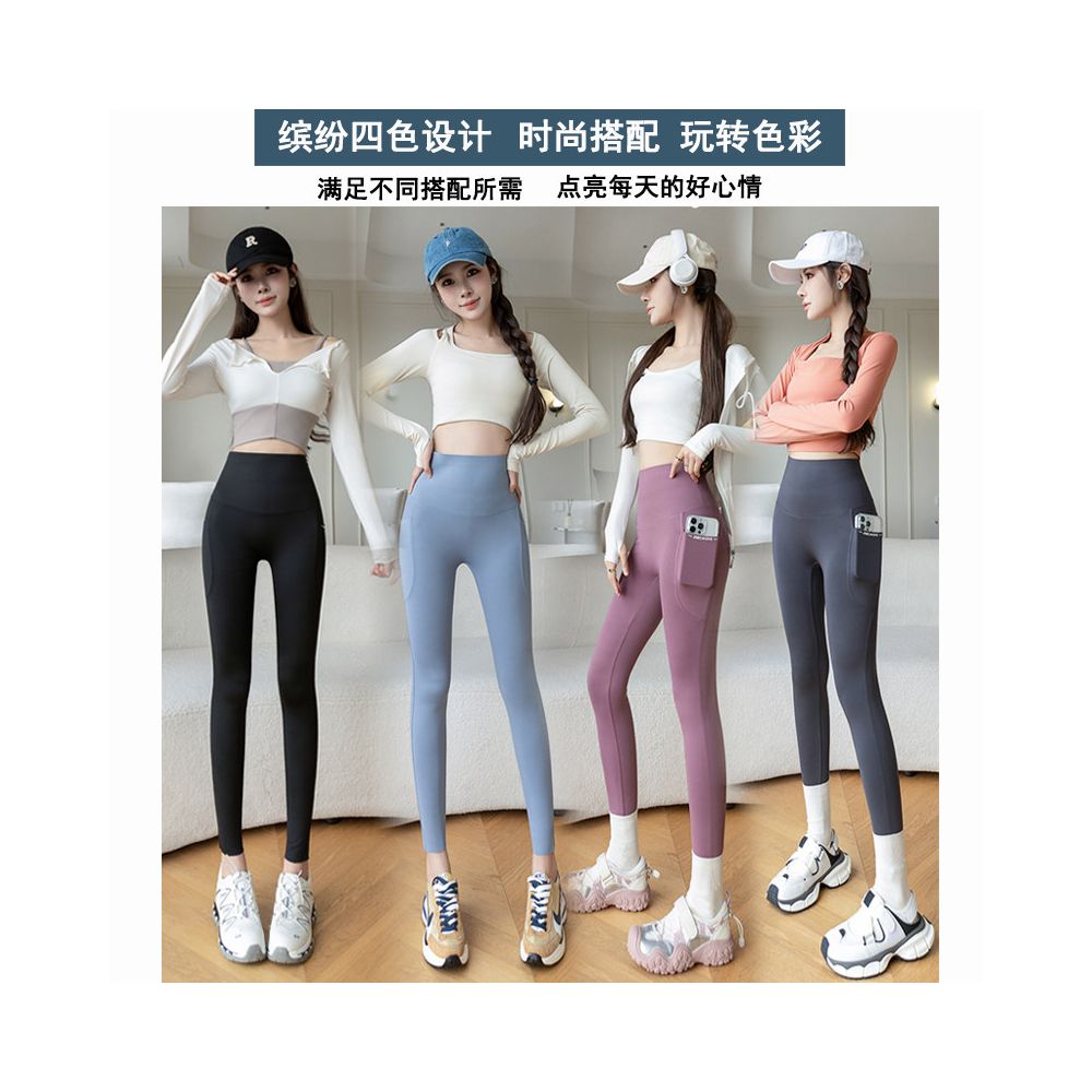 Cat Man with Pocket Shark Pants Women s Outerwear Cycling Pants 2025 New Collection Chest Lifting Hip Lifting Inner Pants Sports Yoga Pants image 5