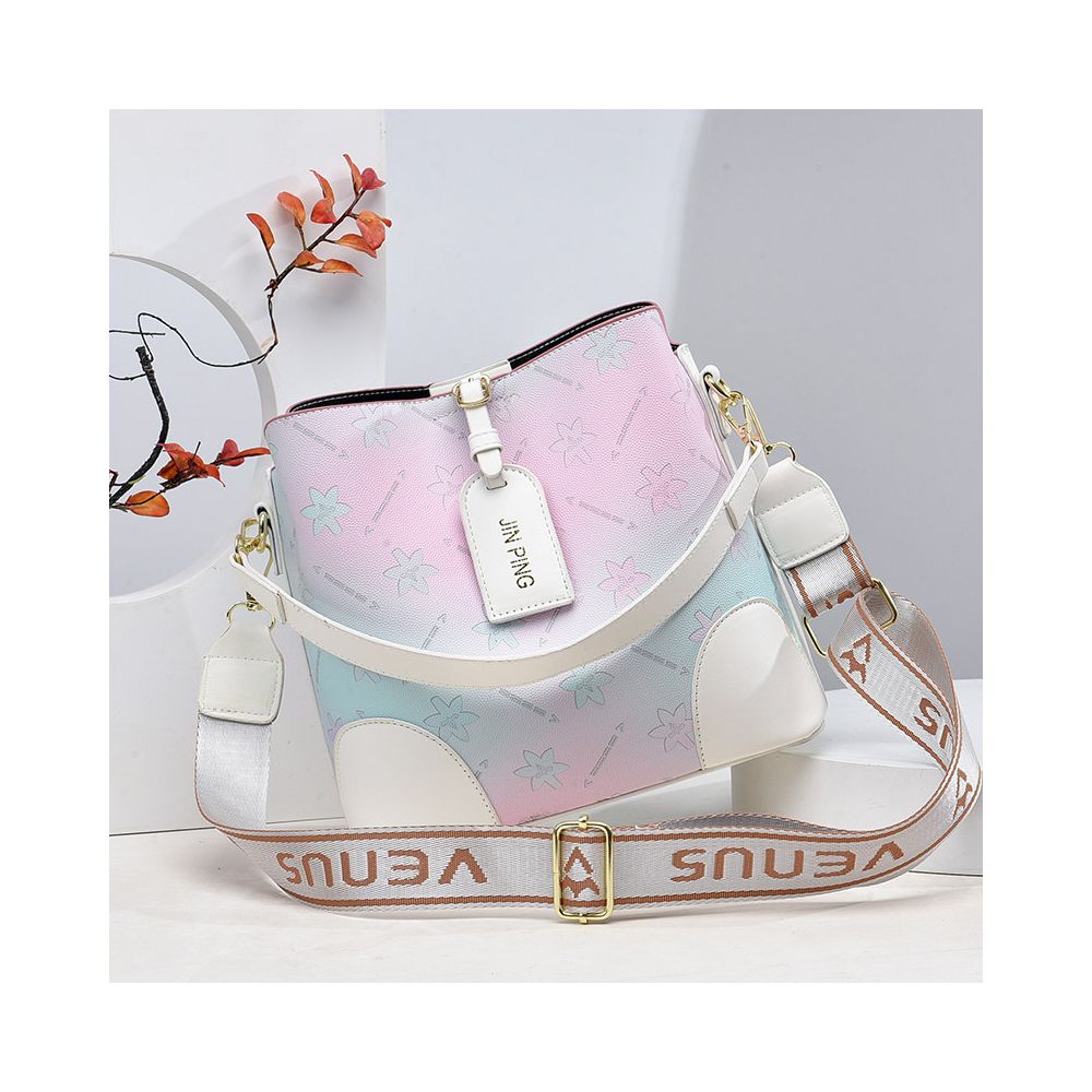 Women s Bucket Bag 2025 New Style Large Capacity Commuter Crossbody Bag Fashionable Lightweight High End Handbag Shoulder Bag image 1