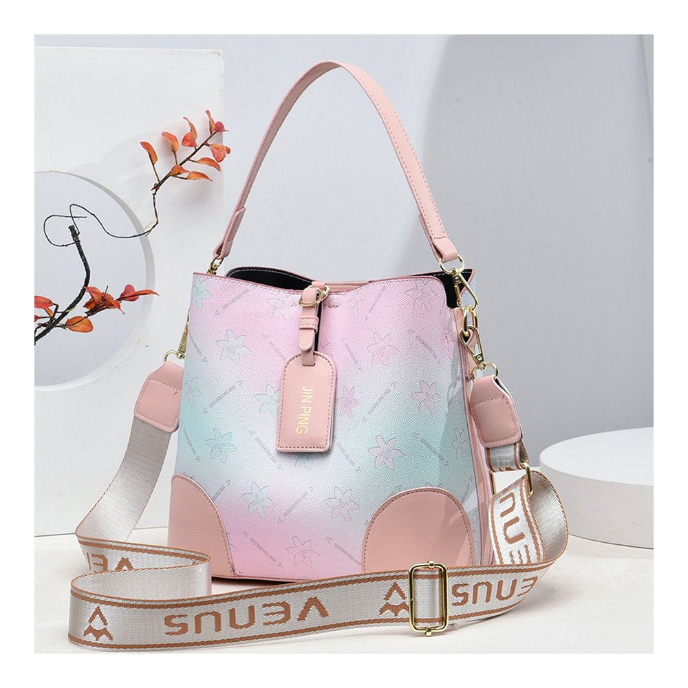 Women s Bucket Bag 2025 New Style Large Capacity Commuter Crossbody Bag Fashionable Lightweight High End Handbag Shoulder Bag