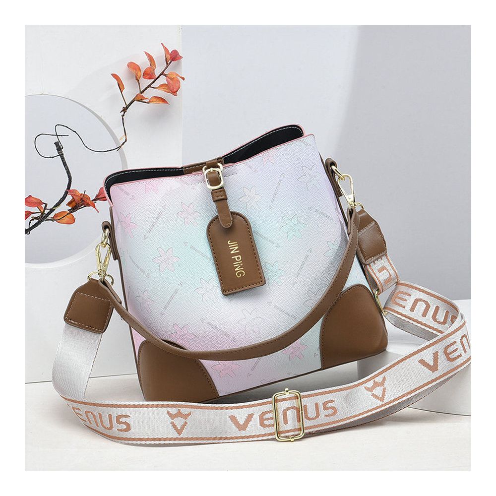 Women s Bucket Bag 2025 New Style Large Capacity Commuter Crossbody Bag Fashionable Lightweight High End Handbag Shoulder Bag