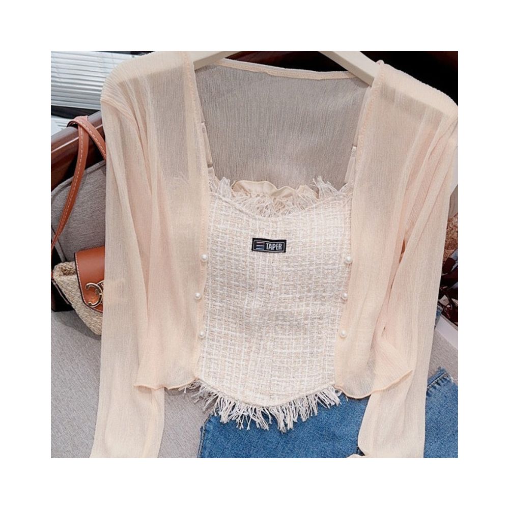 Chiffon Ice Silk Sunscreen Cardigan for Women New Summer Style Breathable Thin Versatile Stylish and Youthful image 1
