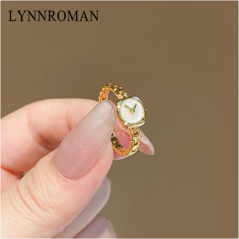 LYNNROMAN niche high end women s ring minimalist and luxurious design adjustable index finger ring image 1