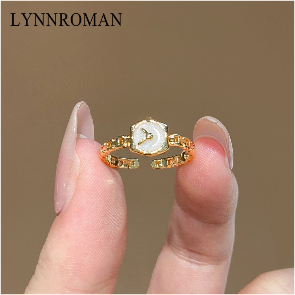 LYNNROMAN niche high end women s ring minimalist and luxurious design adjustable index finger ring image 2