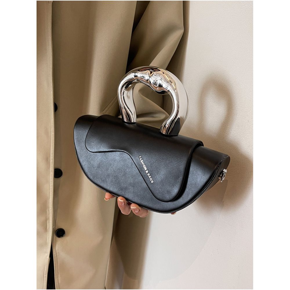 High quality French style niche design women s handbag new 2025 style trendy and versatile crossbody bag unique handbag image 4