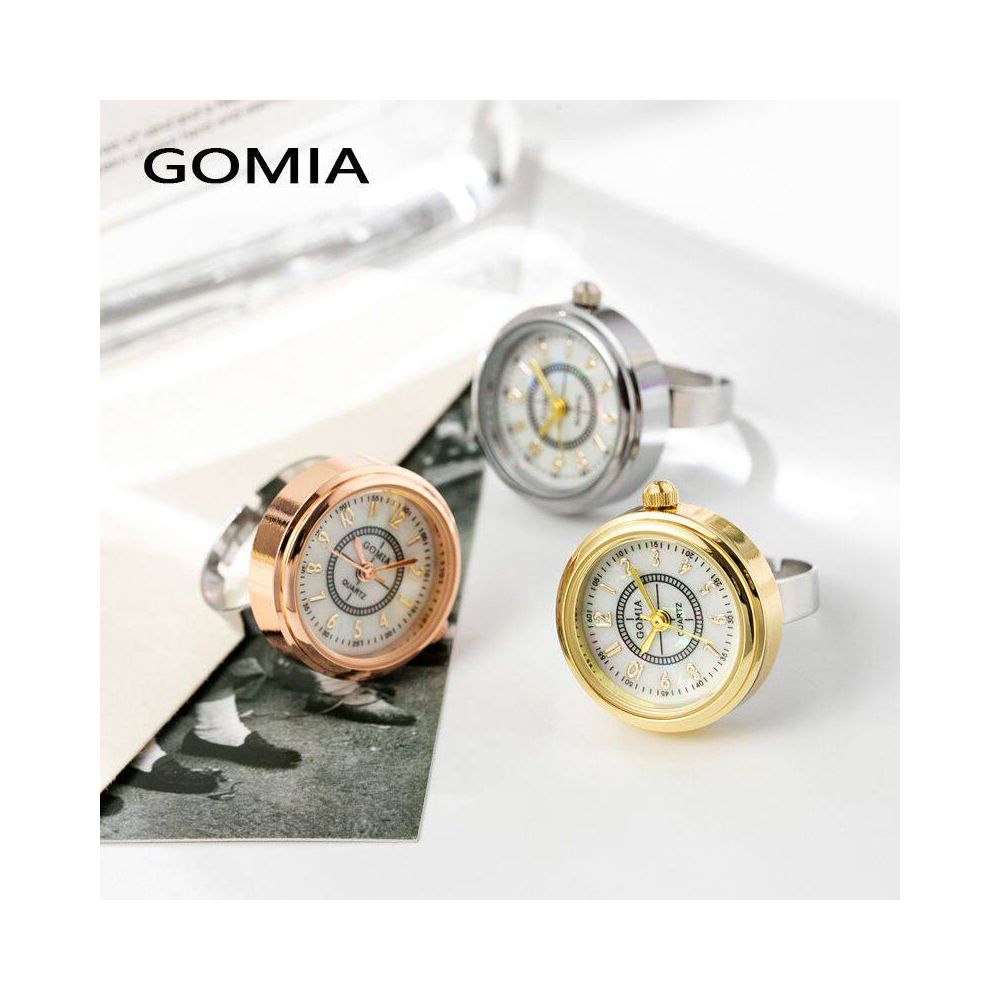 Women s watch with adjustable ring genuine label stylish and unique a niche luxury style high value quartz watch for students in junior and senior high school image 2