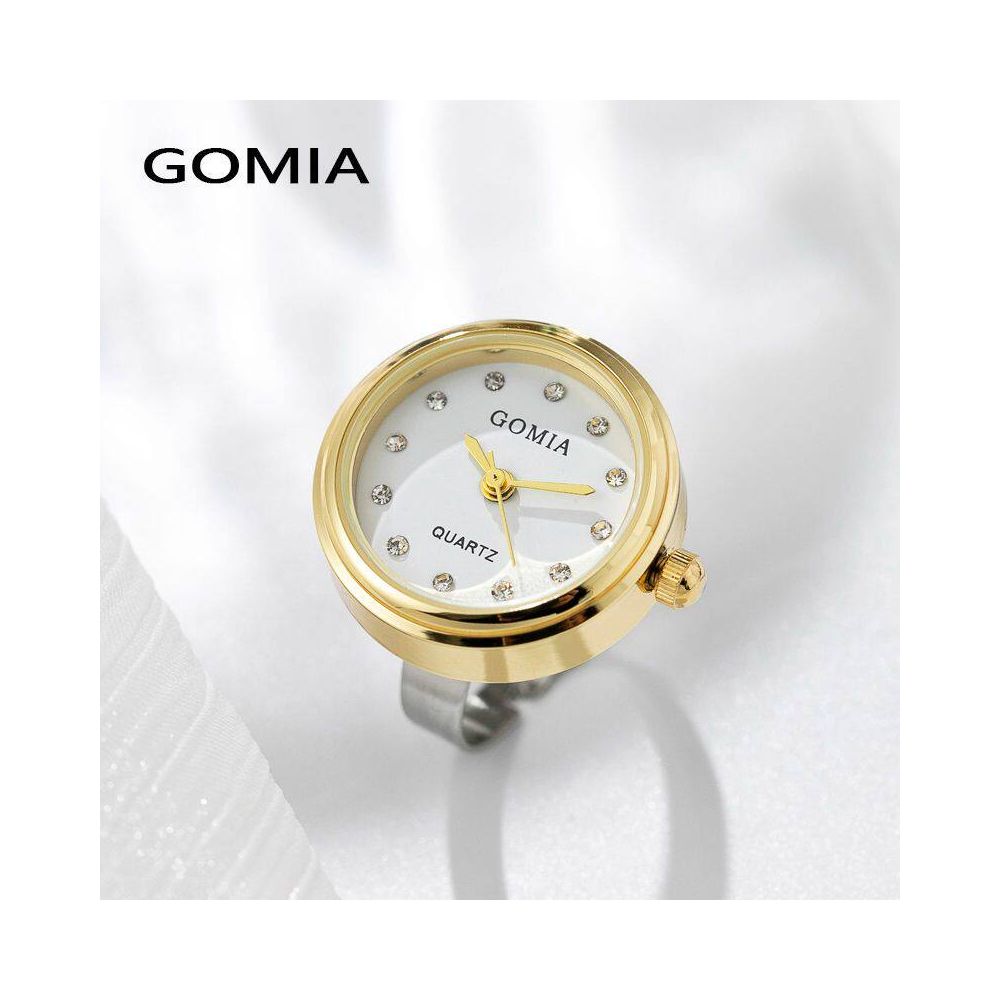 Women s watch with adjustable ring genuine label stylish and unique a niche luxury style high value quartz watch for students in junior and senior high school