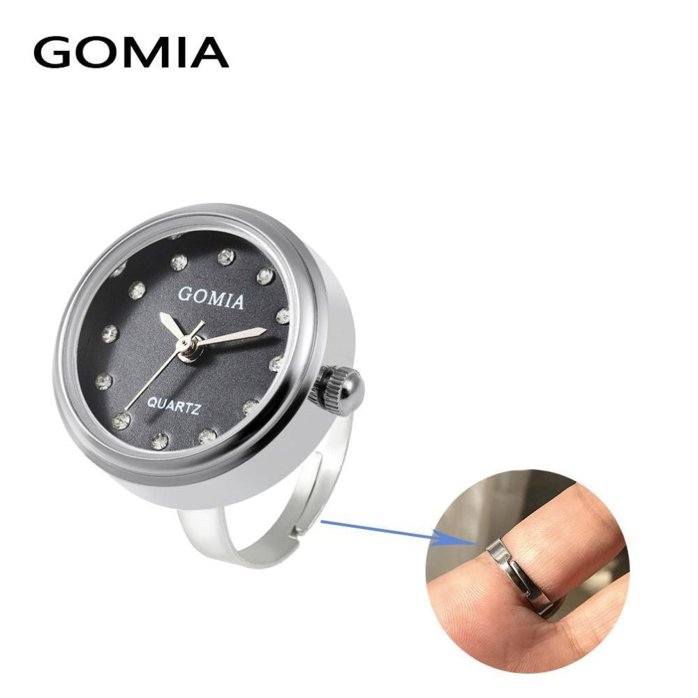 Women s watch with adjustable ring genuine label stylish and unique a niche luxury style high value quartz watch for students in junior and senior high school
