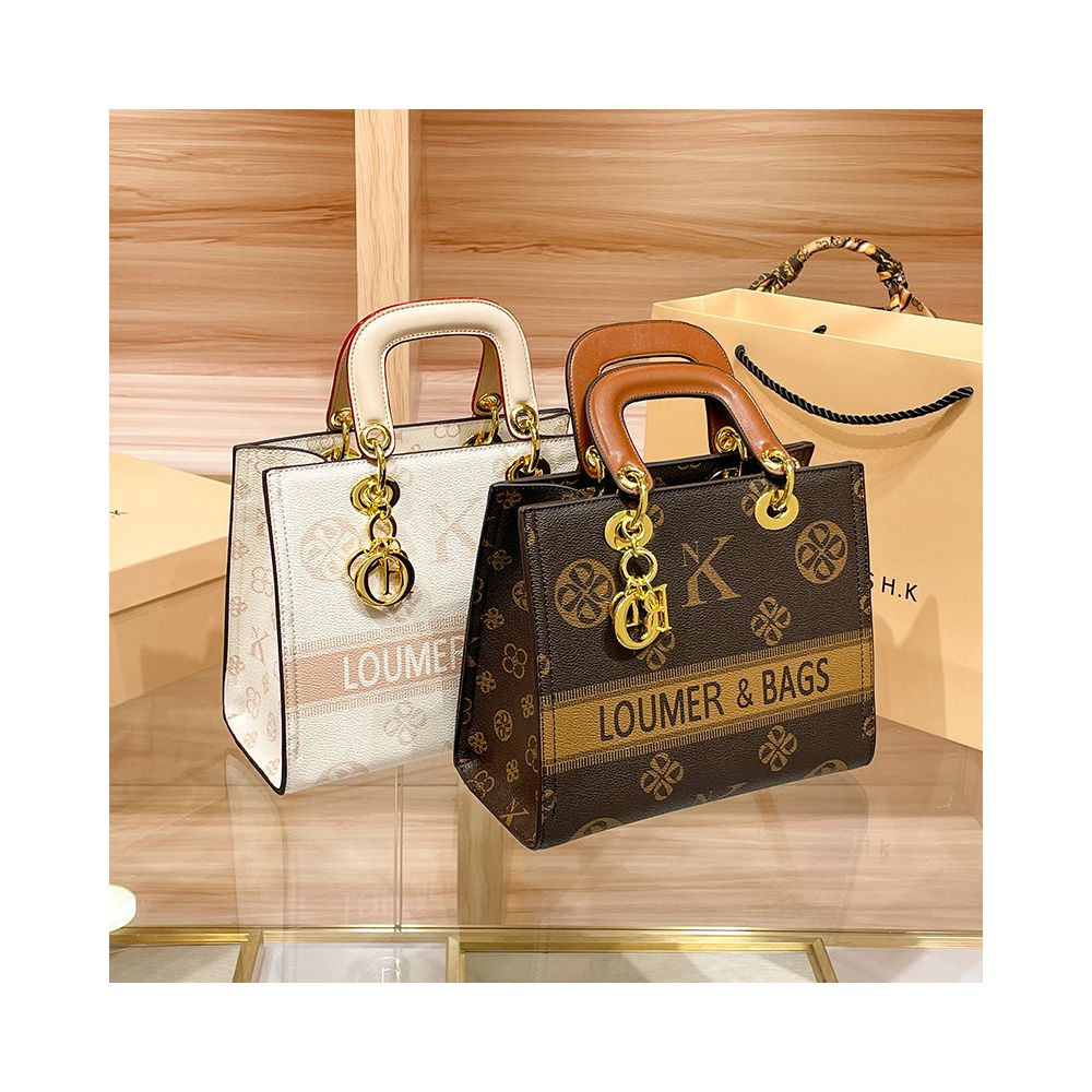 Hong Kong brand genuine leather women s handbag 2025 new winter casual versatile shoulder bag Lady Dior bag versatile crossbody bag tote bag image 2