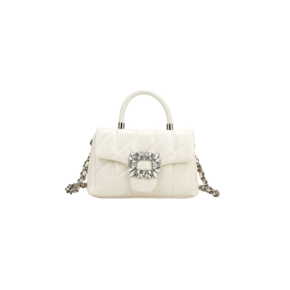 Valentine s Day Gift Light Luxury Small Fragrant Style Lingge Small Square Bag for Women 2025 New High end Diamond Set Handbag Trend image 4