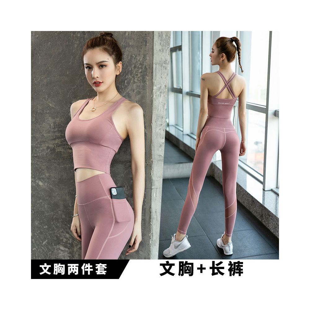Yoga pants for women high waist quick drying lifted buttocks slim fit peach buttocks running pocket fitness pants sports pants for women
