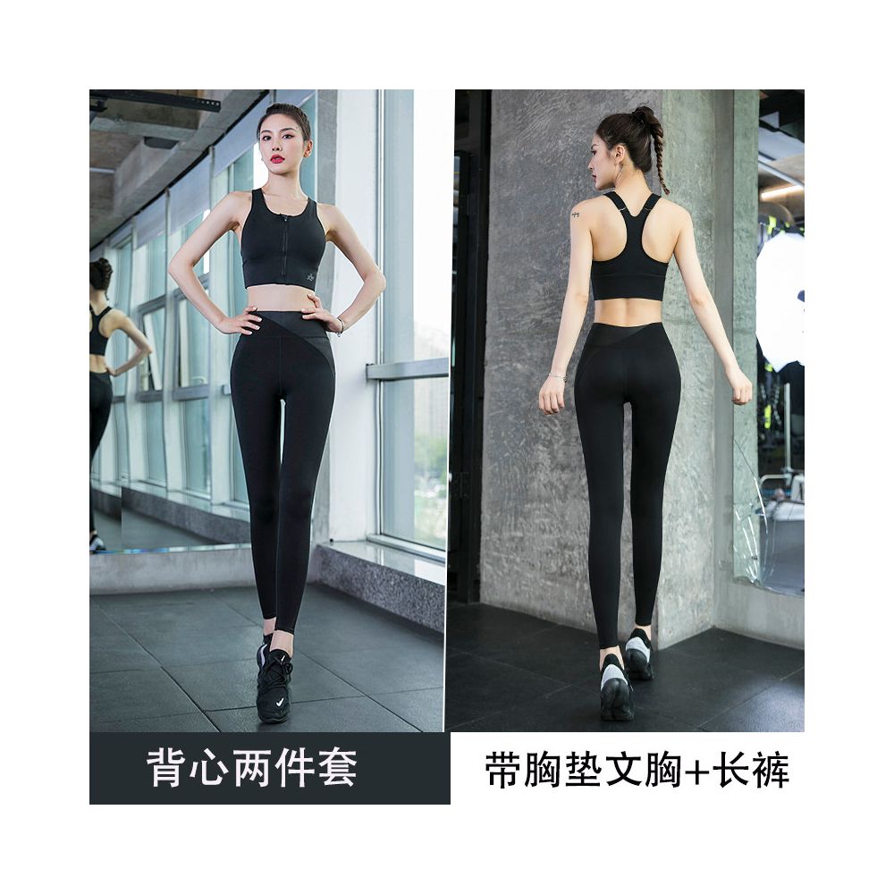 Yoga suit set for women 2025 new style internet celebrity fashionable high end short sleeved fitness suit professional morning running sportswear