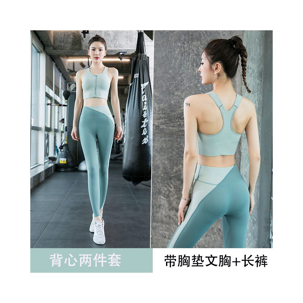 Yoga suit set for women 2025 new style internet celebrity fashionable high end short sleeved fitness suit professional morning running sportswear