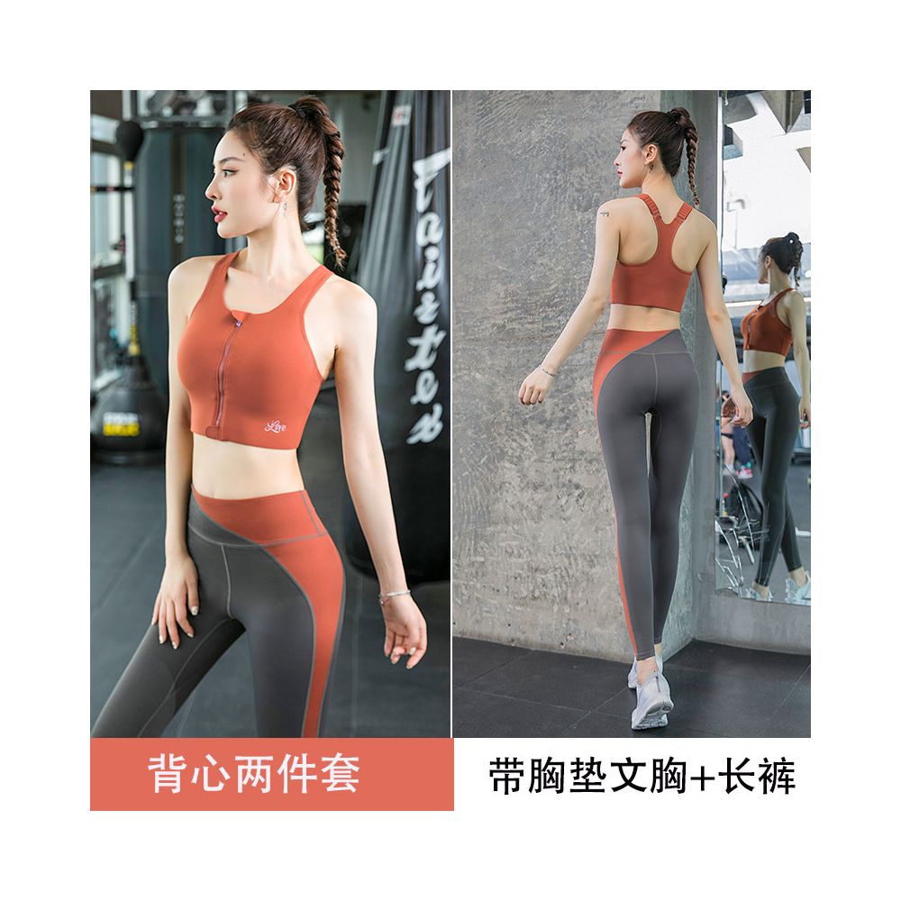 Yoga suit set for women 2025 new style internet celebrity fashionable high end short sleeved fitness suit professional morning running sportswear