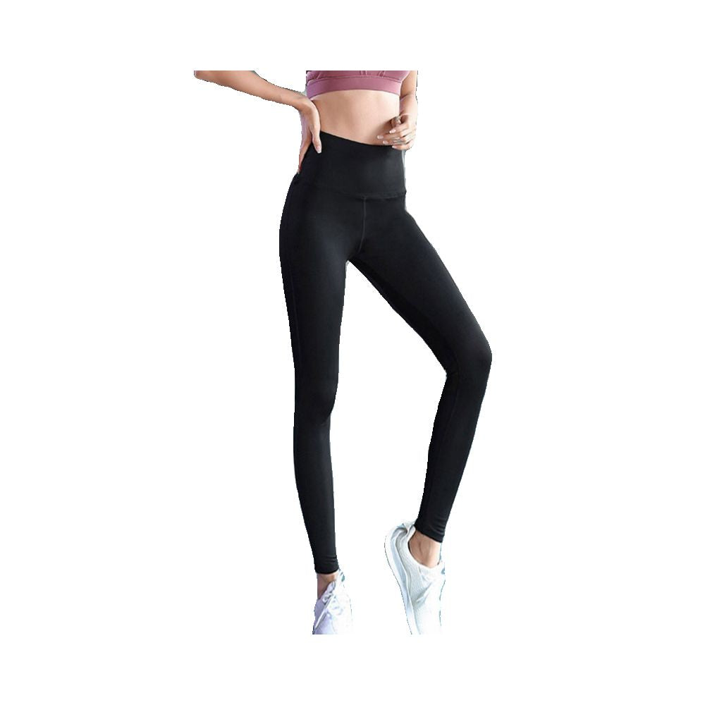 Yoga pants for fitness high waist abdominal compression breathable quick drying slimming running mesh tight pants women s outdoor wear image 5