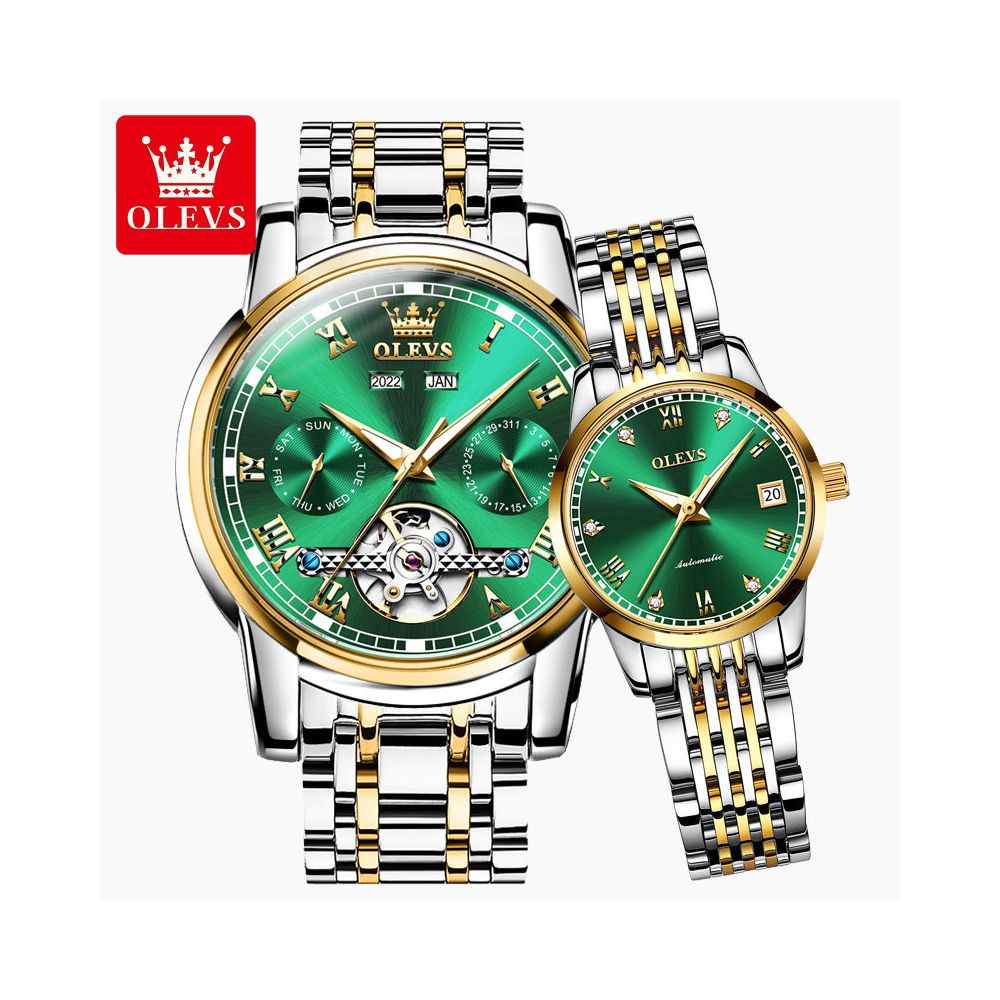 Swiss official brand couple watch pair mechanical watch 1314 male girlfriend watch Valentine s Day luxury gift