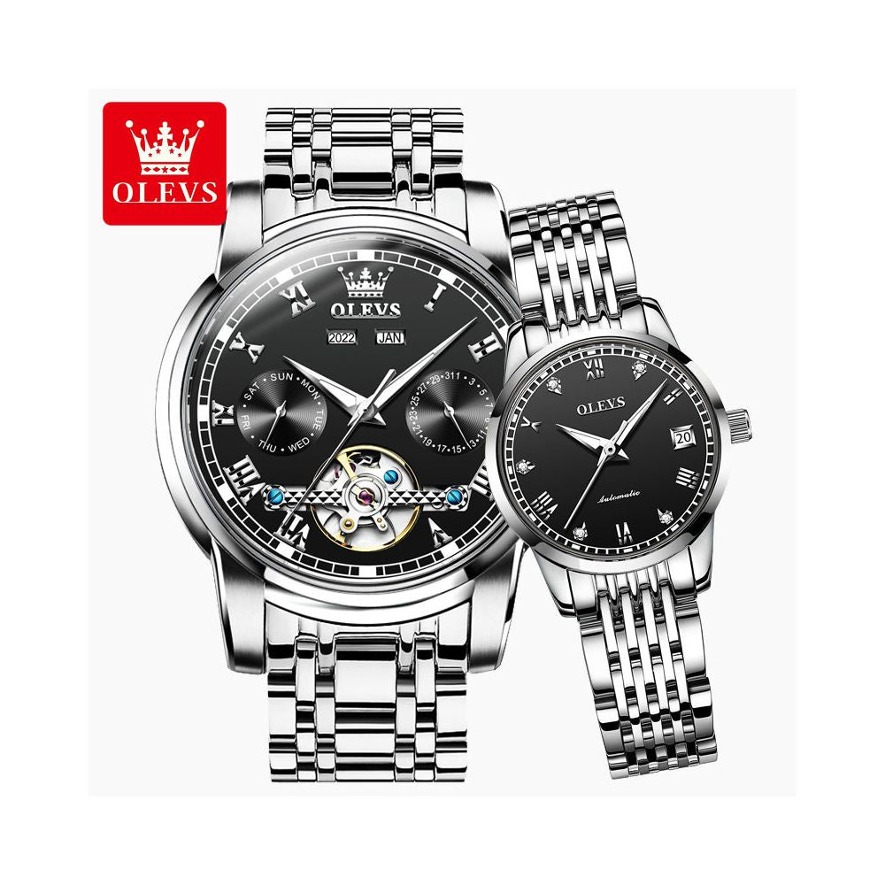 Swiss official brand couple watch pair mechanical watch 1314 male girlfriend watch Valentine s Day luxury gift