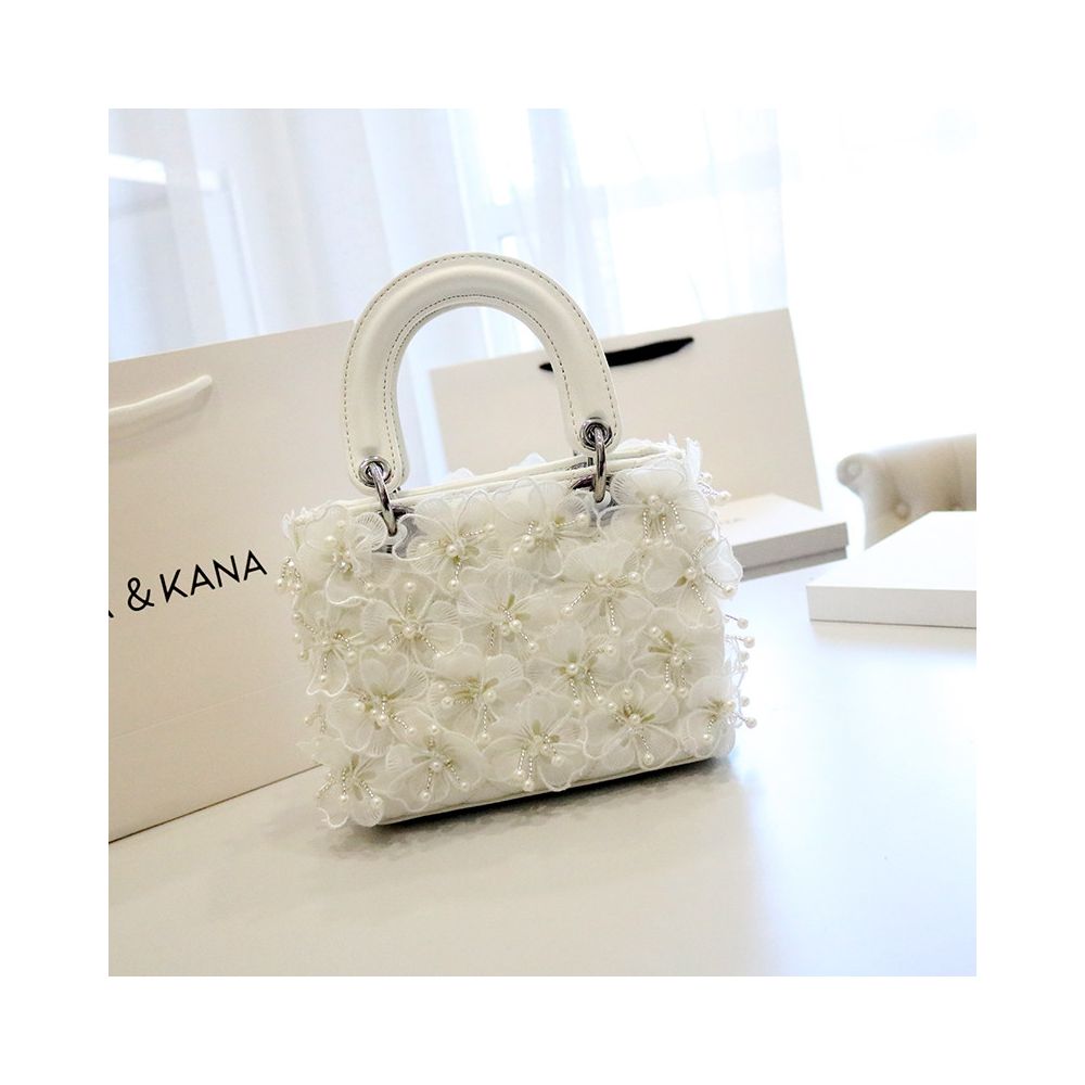 Yangqi Fairy Tassel Flower Bag 2025 Winter New Style One Shoulder Crossbody Versatile Yangqi White Women s Bag Daifei Bag