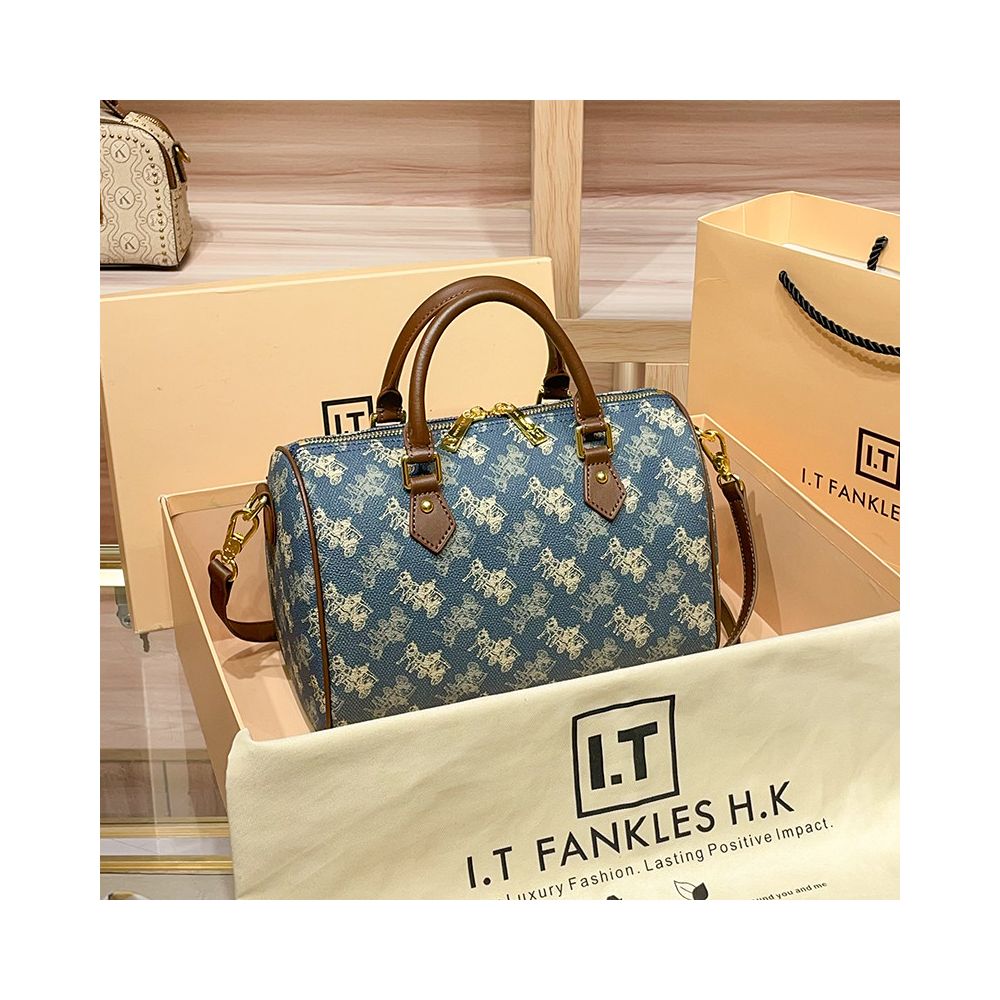 Valentine s Day gift genuine leather women s bag Boston pillow bag crossbody bag vintage cowhide shoulder bag women s 2025 new model