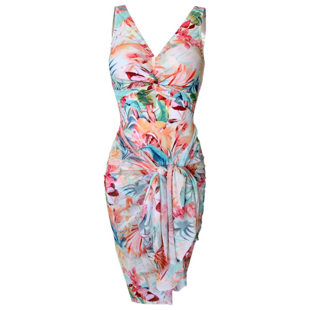 Couple swimsuit women s summer 2026 new sexy jumpsuit style slimming and belly covering beach vacation hot spring men s suit image 4