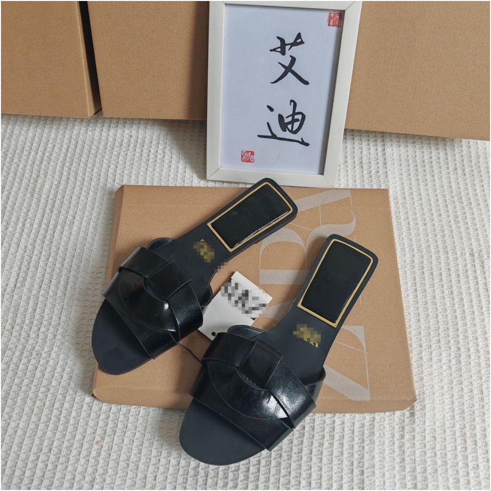 International Station Foreign Trade European and American New Style ZAR Original Single piece Women s Flat Slippers for Casual Wear