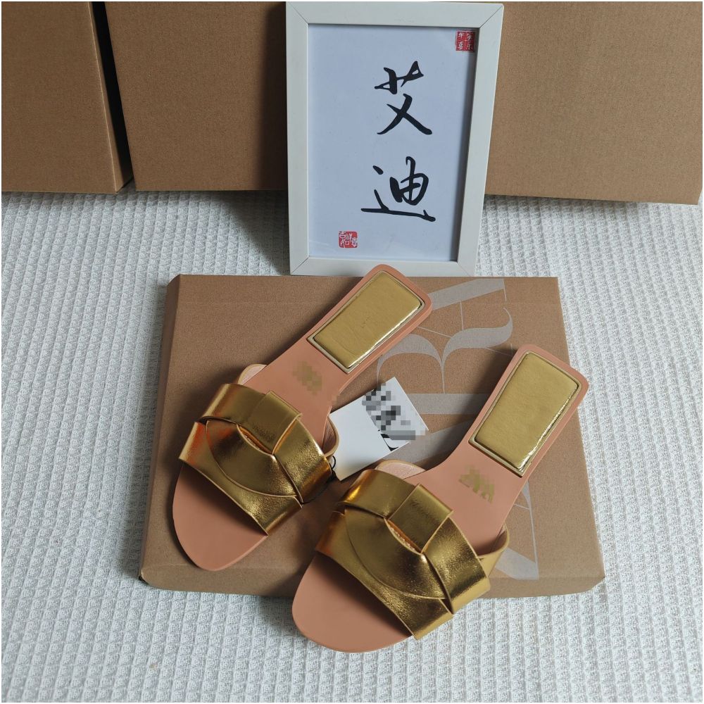International Station Foreign Trade European and American New Style ZAR Original Single piece Women s Flat Slippers for Casual Wear