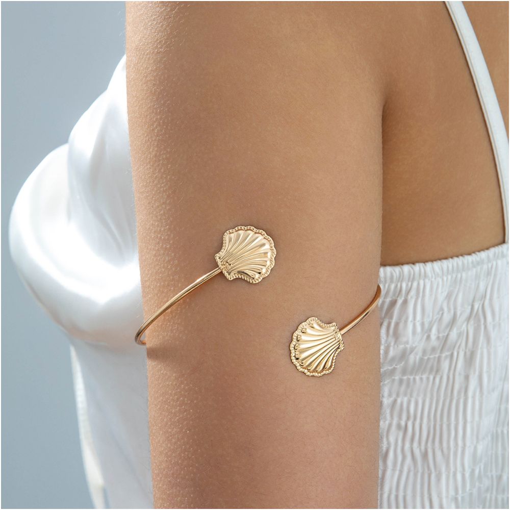 European and American style cross border jewelry minimalist starfish arm bracelet with a butterfly shaped open design women s bracelet