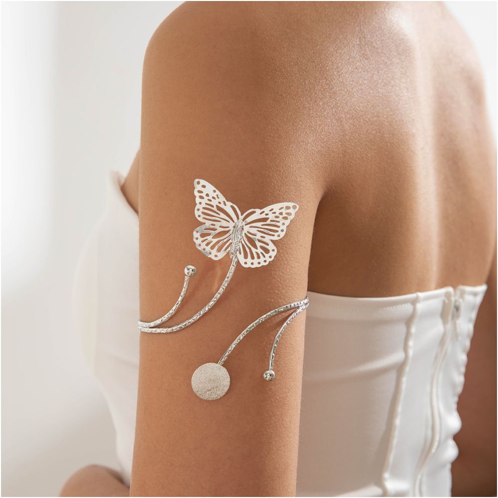 European and American style cross border jewelry minimalist starfish arm bracelet with a butterfly shaped open design women s bracelet