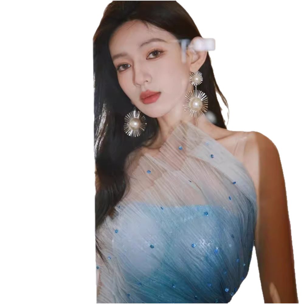 Sugar Beauty Deep Sea Mermaid 3D Mesh Sequin Dress Birthday Dress Coming of Age Dress image 4