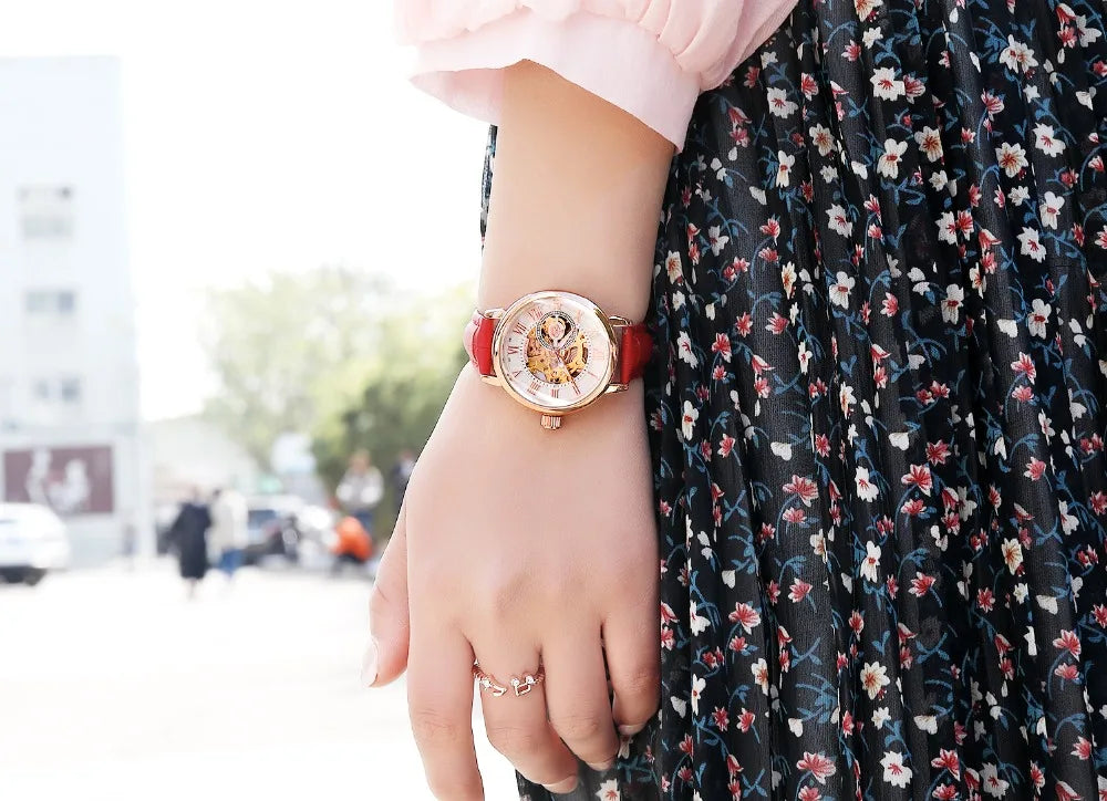 2025 New Designer Mechanical Watches Women Luxury Top Brand Ceramic Stainless Steel Diamond Music Ladies Automatic Wristwatches