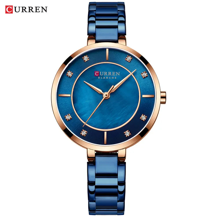 Curren Woman Watches Rose Gold Top Brand Luxury Watch Women Quartz Waterproof Women's Wristwatch Ladies Girls Watches Clock