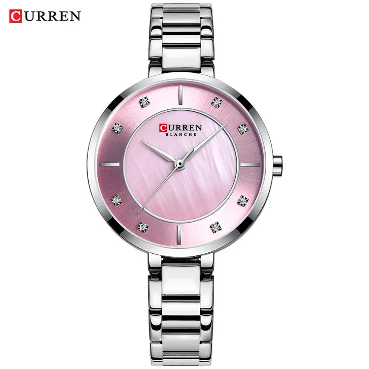 Curren Woman Watches Rose Gold Top Brand Luxury Watch Women Quartz Waterproof Women's Wristwatch Ladies Girls Watches Clock