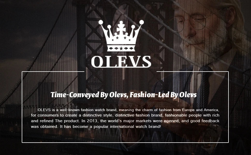 OLEVS Top Brand New Women Fashion Quartz Watch Waterproof Luxury Women Watches Stainless Steel Strap Date Clock Lady