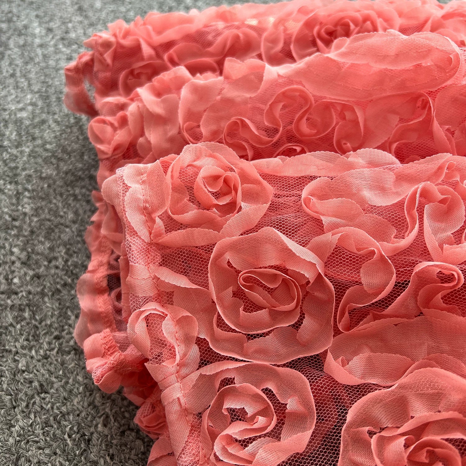 Luxury 3D Flower Formal Evening Dress Women Summer Single Breasted Loose Oversize Belt Lace Up Long Dresses Female Party Vestido
