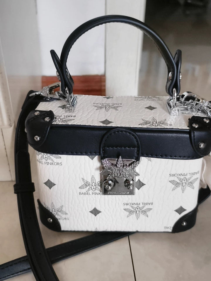 MackKevin niche brand genuine leather box bag for Women