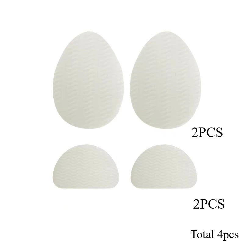 4 pieces of anti slip rubber shoe sole pads - can enhance stability, noise reduction, and protect shoe insoles