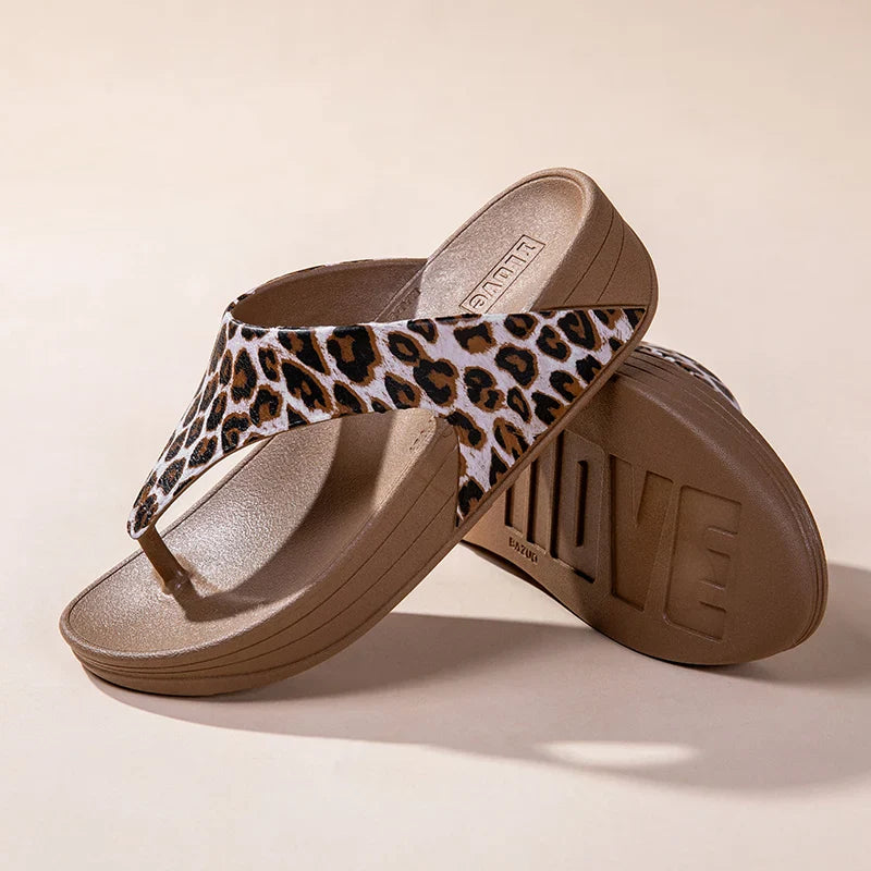 Ladies Large Size Summer Casual Sandals 2025 New Sle Thong Slippers Beachwear Anti-Slip Soft Bot Flip Flops