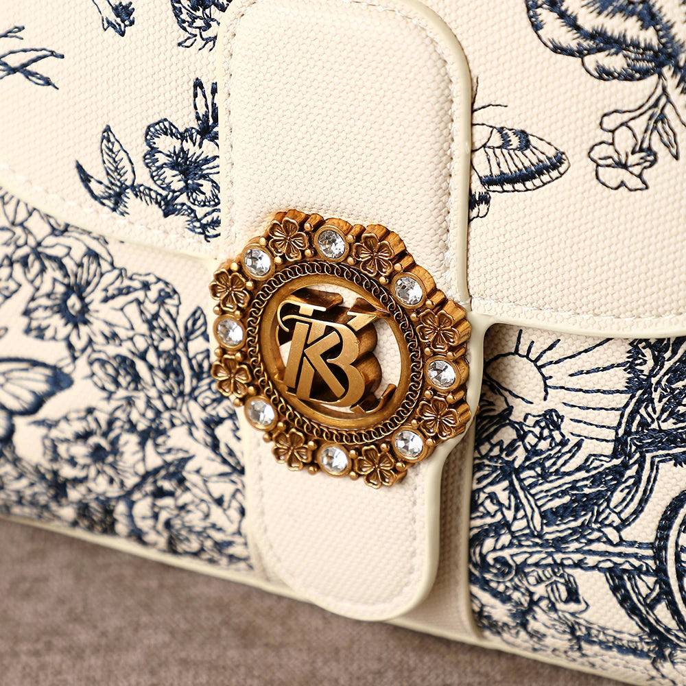 Light luxury women's handbag 2026 popular new fashion versatile shoulder bag high-end designer Chinese style embroidered crossbo