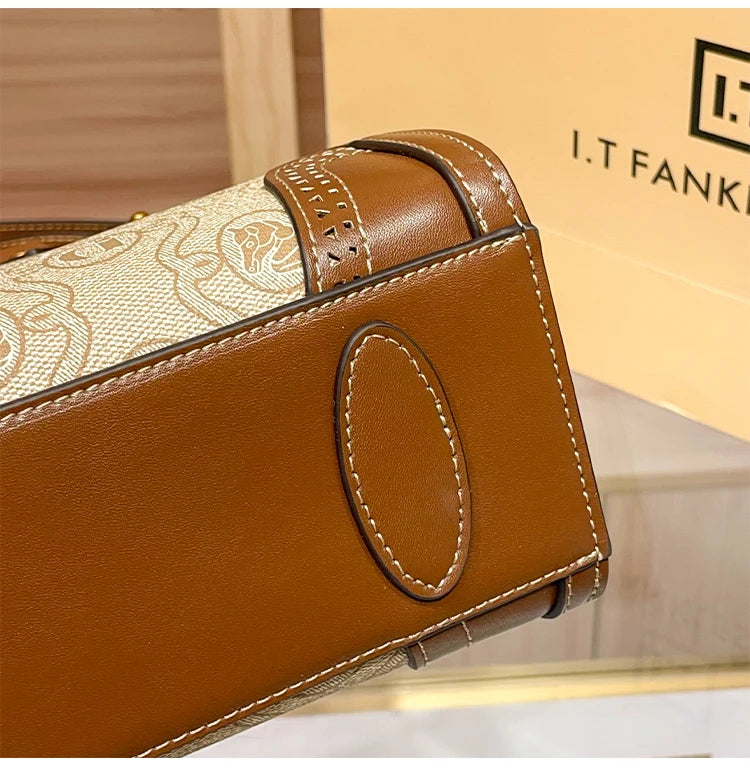 Light luxury brand women's bag 2025 new fashionable and high-end one shoulder hand-held niche design crossbody bag tote bag