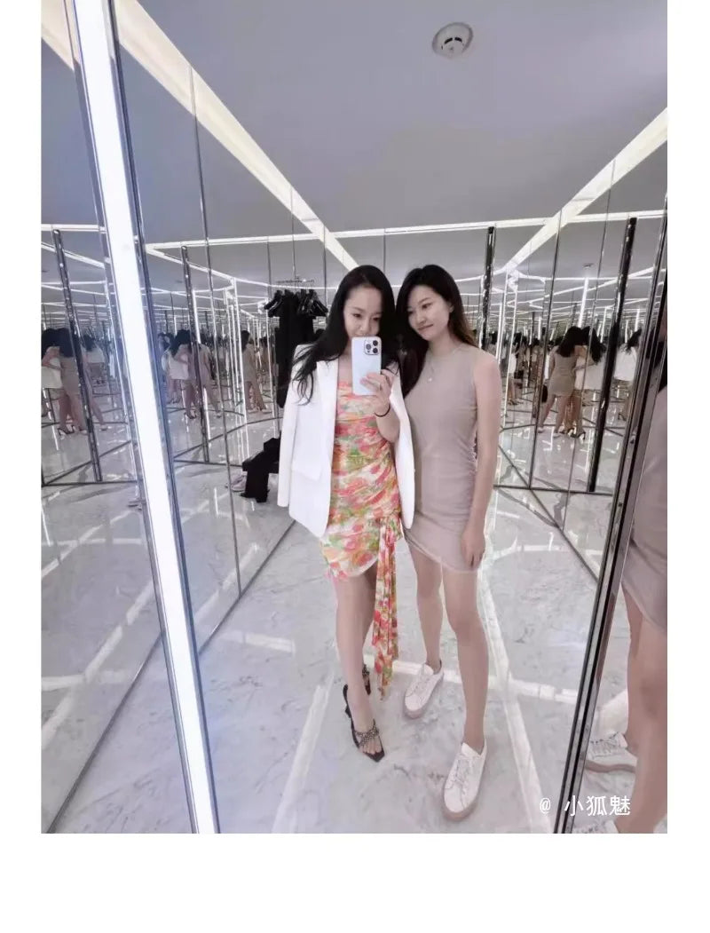 2025 Summer Women's High Heel Sandals Cross Rhinestone Square Head Open Toe Sandals Silk Sexy Stiletto High Heels Mules