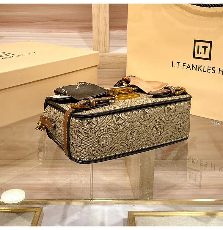 Light luxury brand women's bag 2025 Spring Xiamen new fashionable and versatile high-end handbag single shoulder crossbody bag