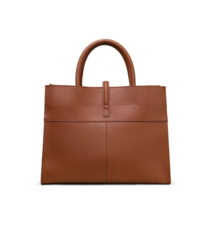 Leather women's bag, light luxury new tote bag, large capacity casual shoulder bag, crossbody bag, luxurious handbag