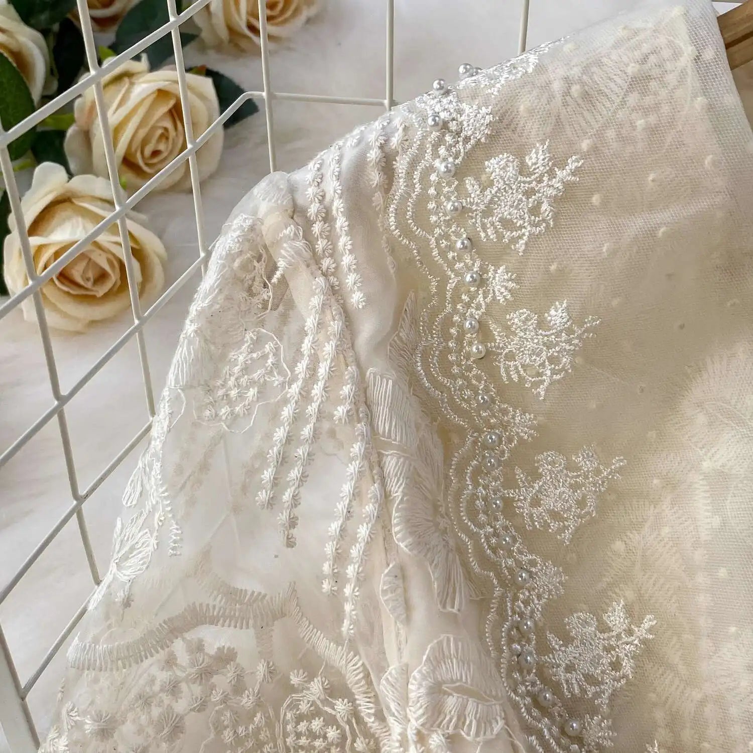Luxury Formal Evening Lace Dress Women Summer Short Sleeve Crochet Embroidery Prom Long Dresses Runway Party Vestidos